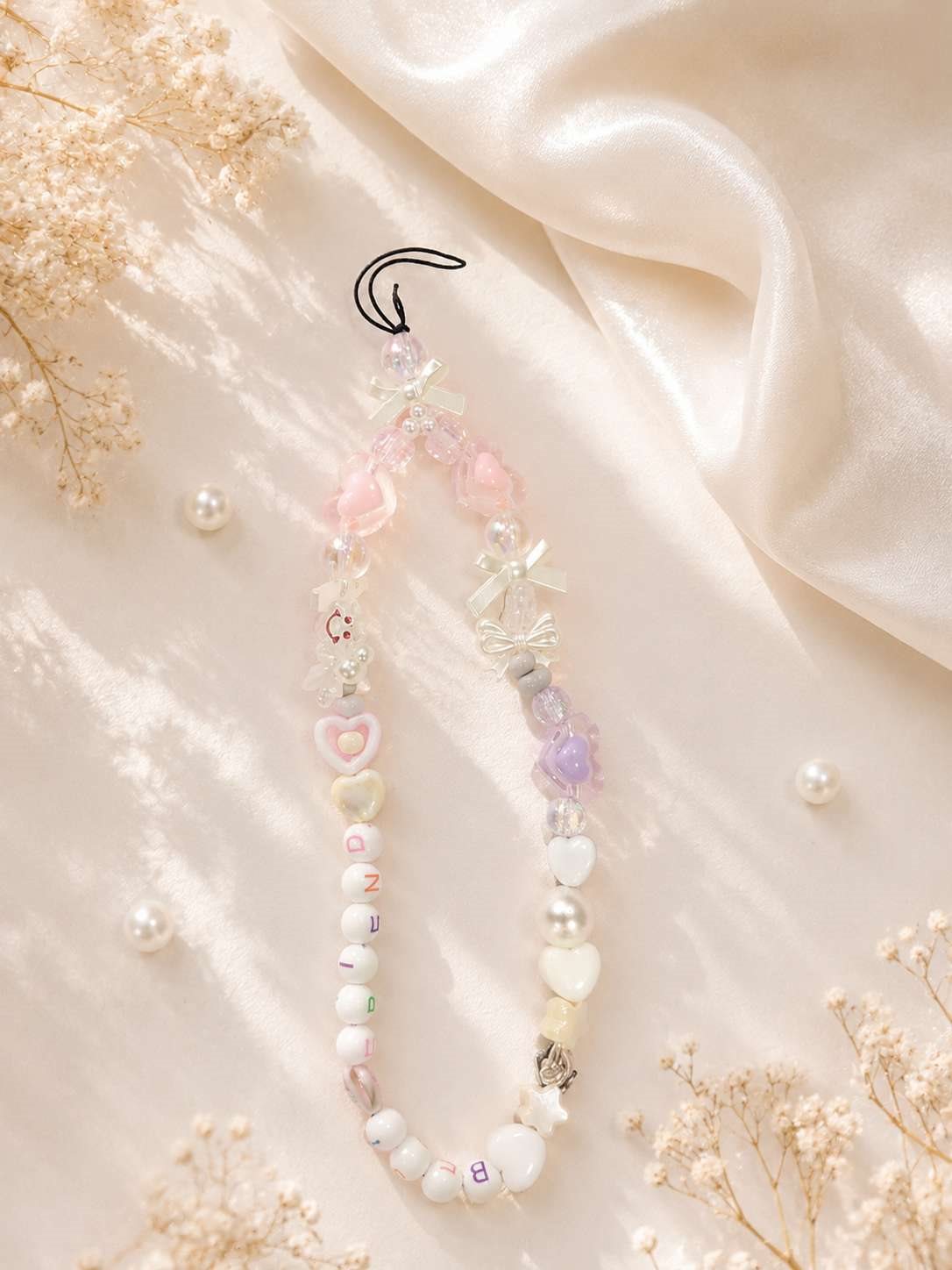 Handmade Beaded Mobile Charm / Phone Strap @ Rs. 199/-