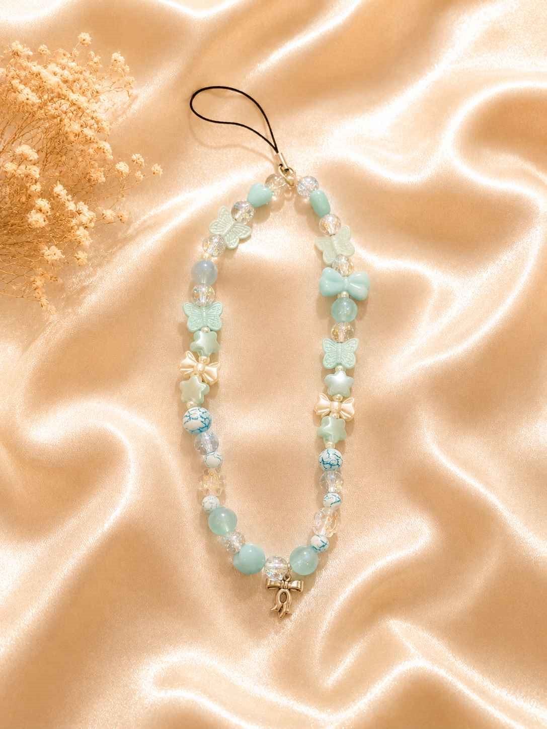 Handmade Beaded Mobile Charm / Phone Strap @ Rs. 199/-