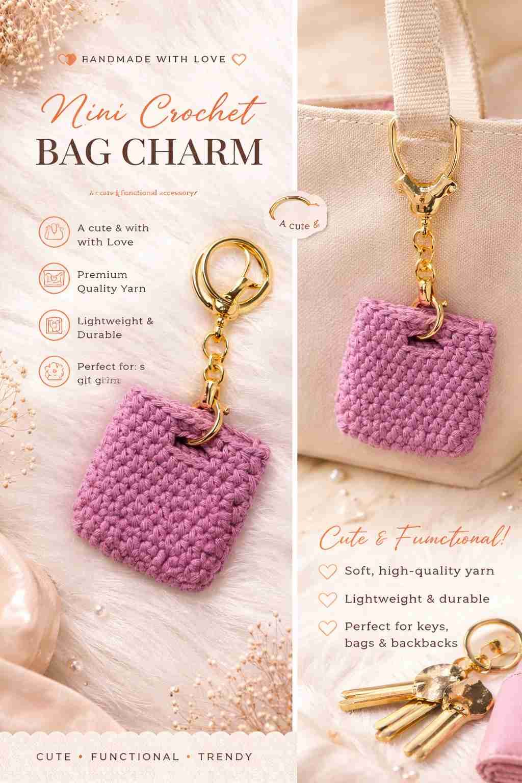 Resin Luxury Keychain @Rs. 149/-