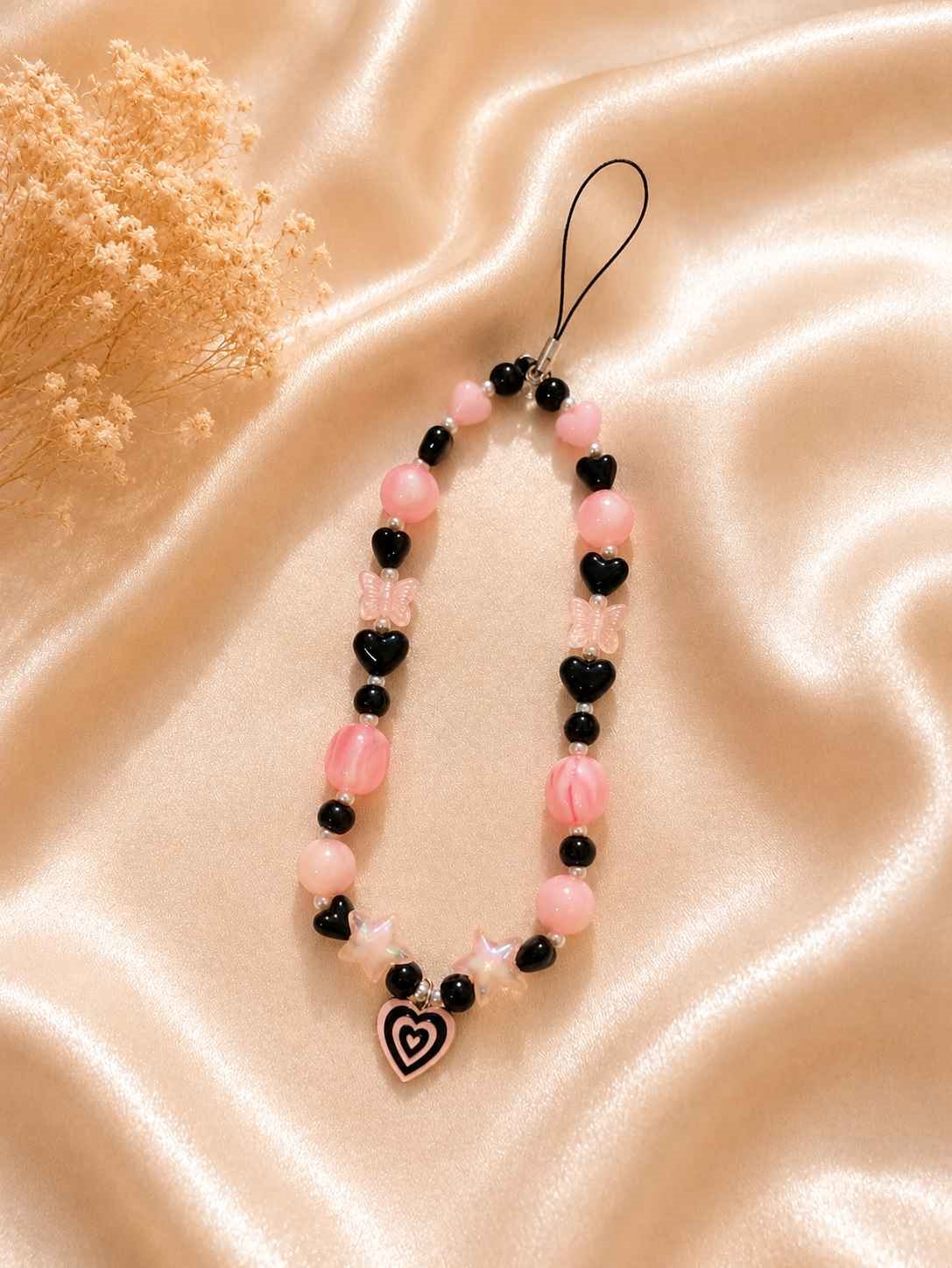 Handmade Beaded Mobile Charm / Phone Strap @ Rs. 199/-