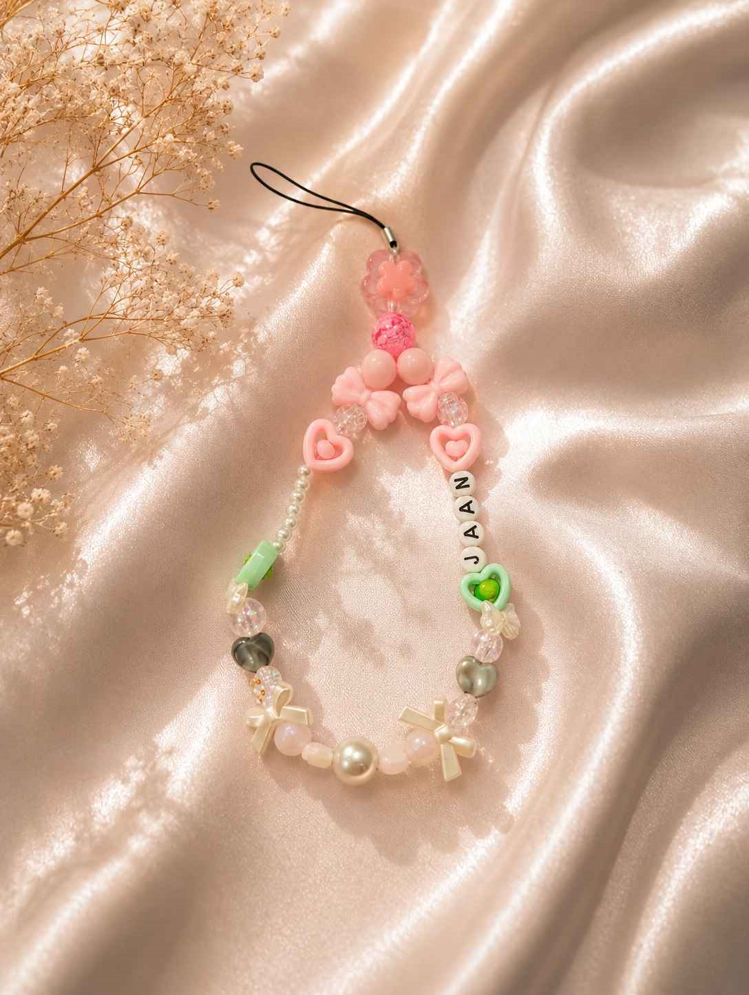 Handmade Beaded Mobile Charm / Phone Strap @ Rs. 199/-