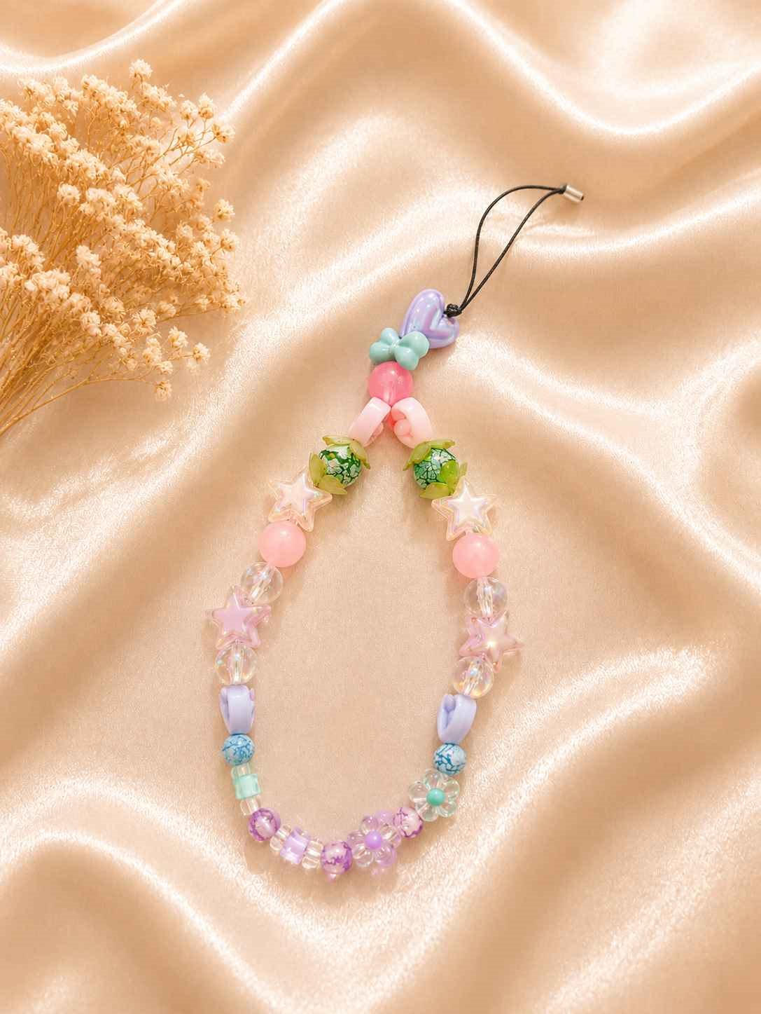 Handmade Beaded Mobile Charm / Phone Strap @ Rs. 199/-