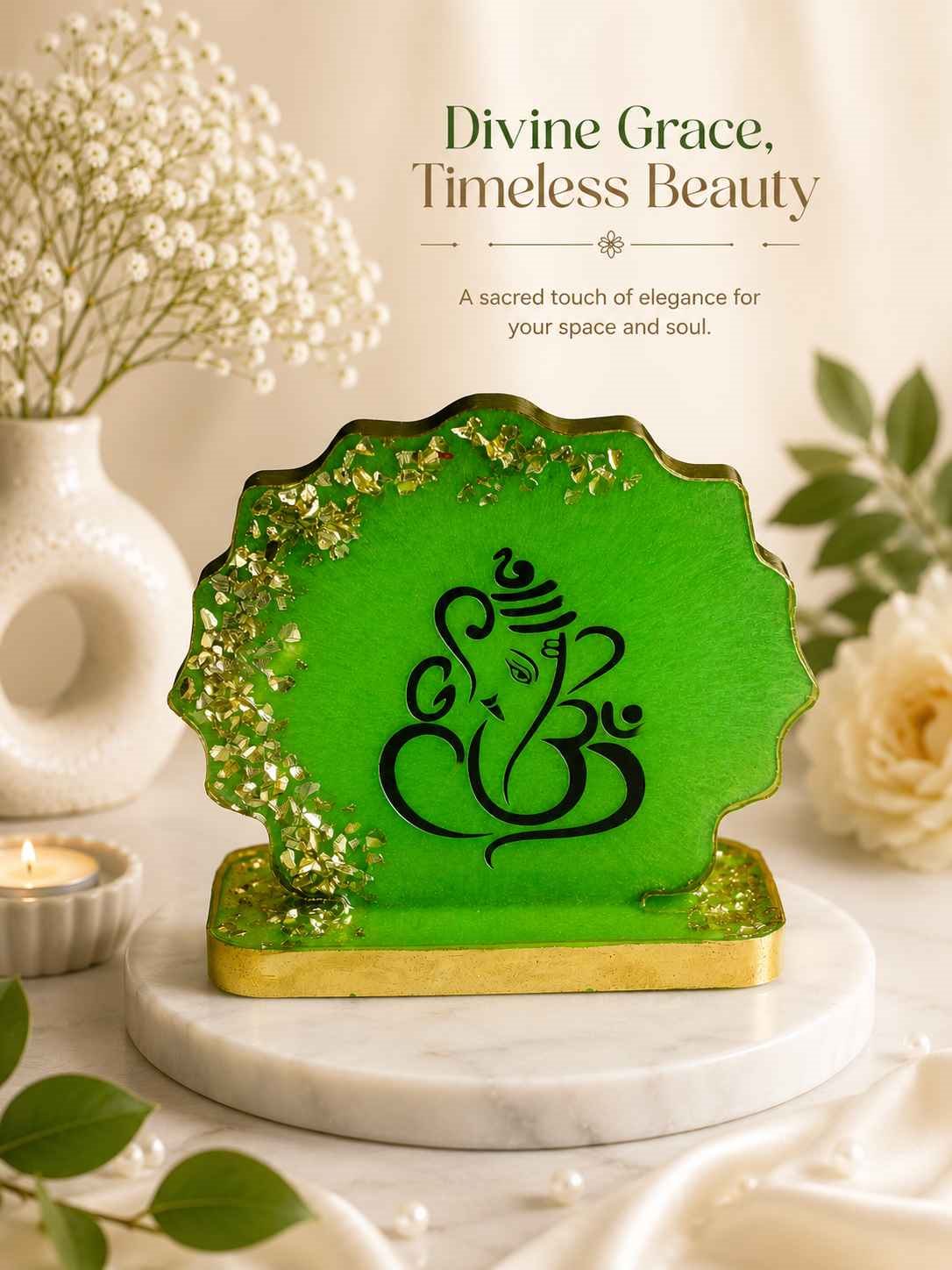 Luxury Resin Art Standy Frame - Table Decor Showpiece @ Rs. 249/-
