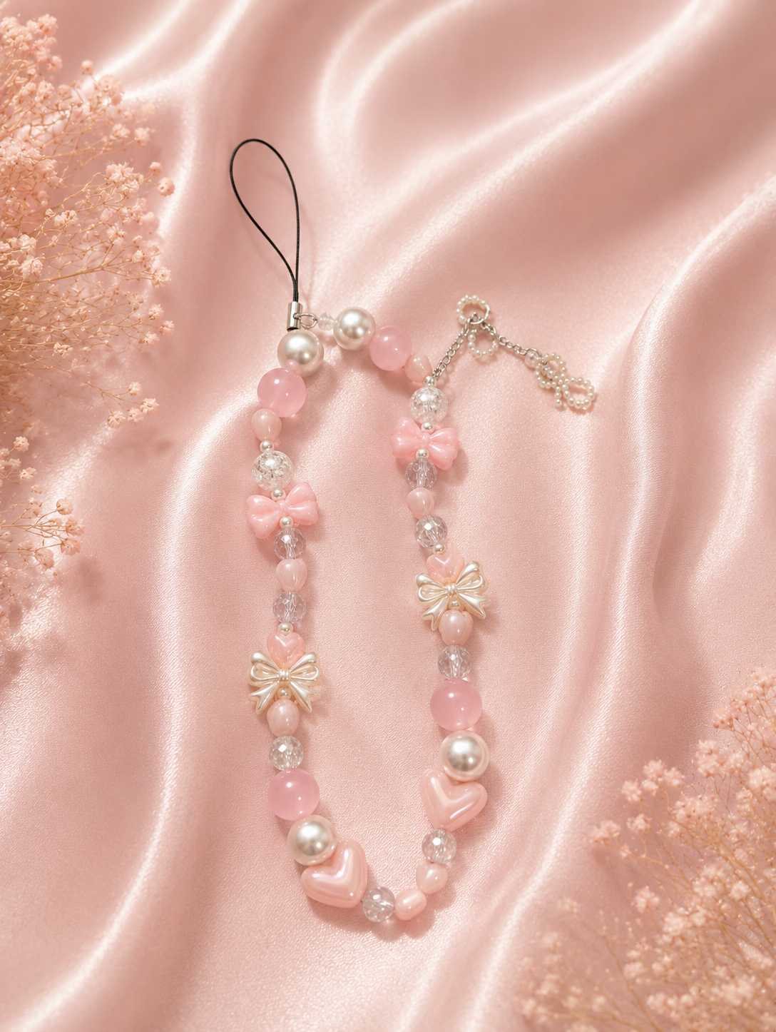Handmade Beaded Mobile Charm / Phone Strap @ Rs. 199/-