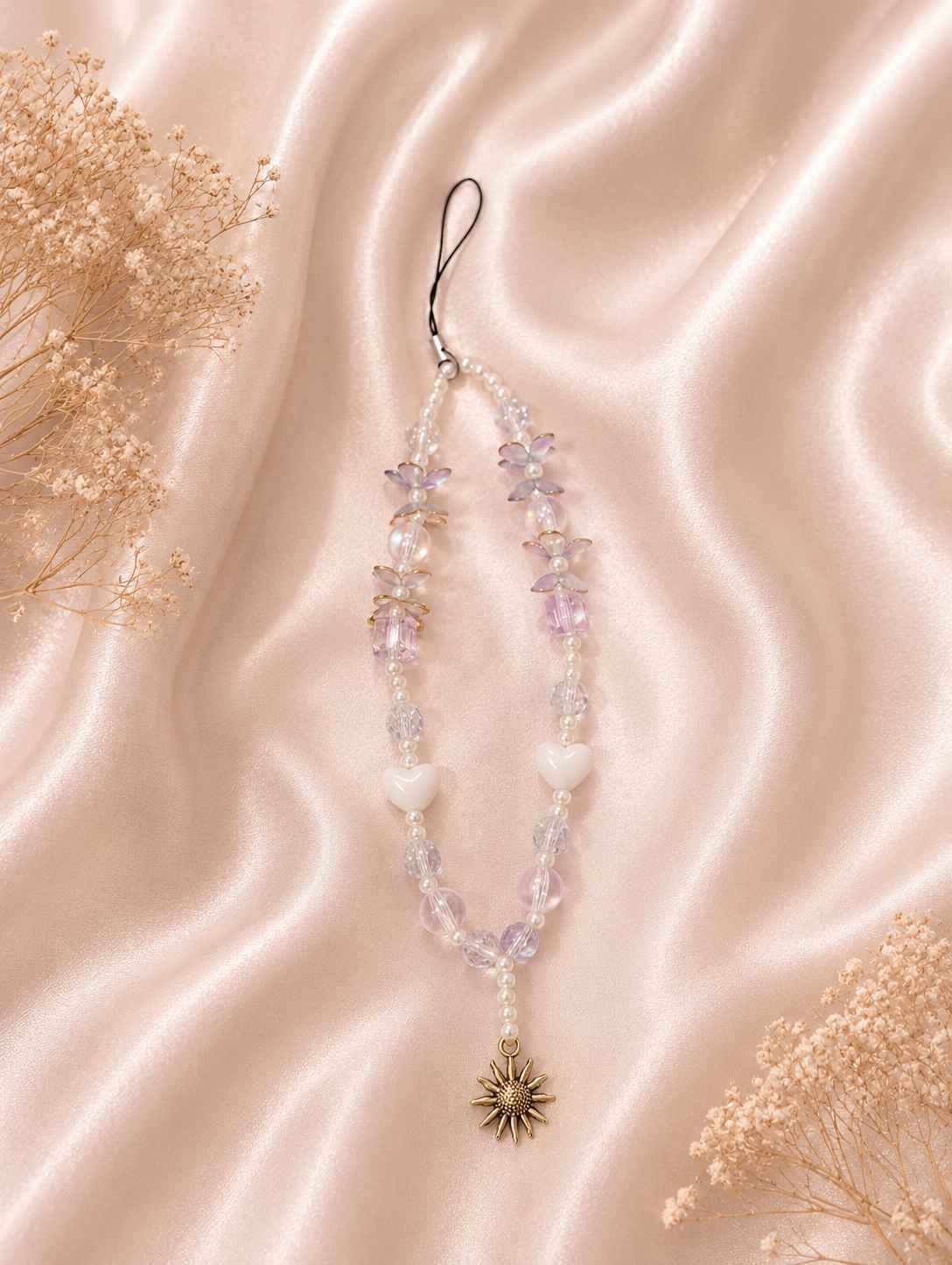 Handmade Beaded Mobile Charm / Phone Strap @ Rs. 199/-