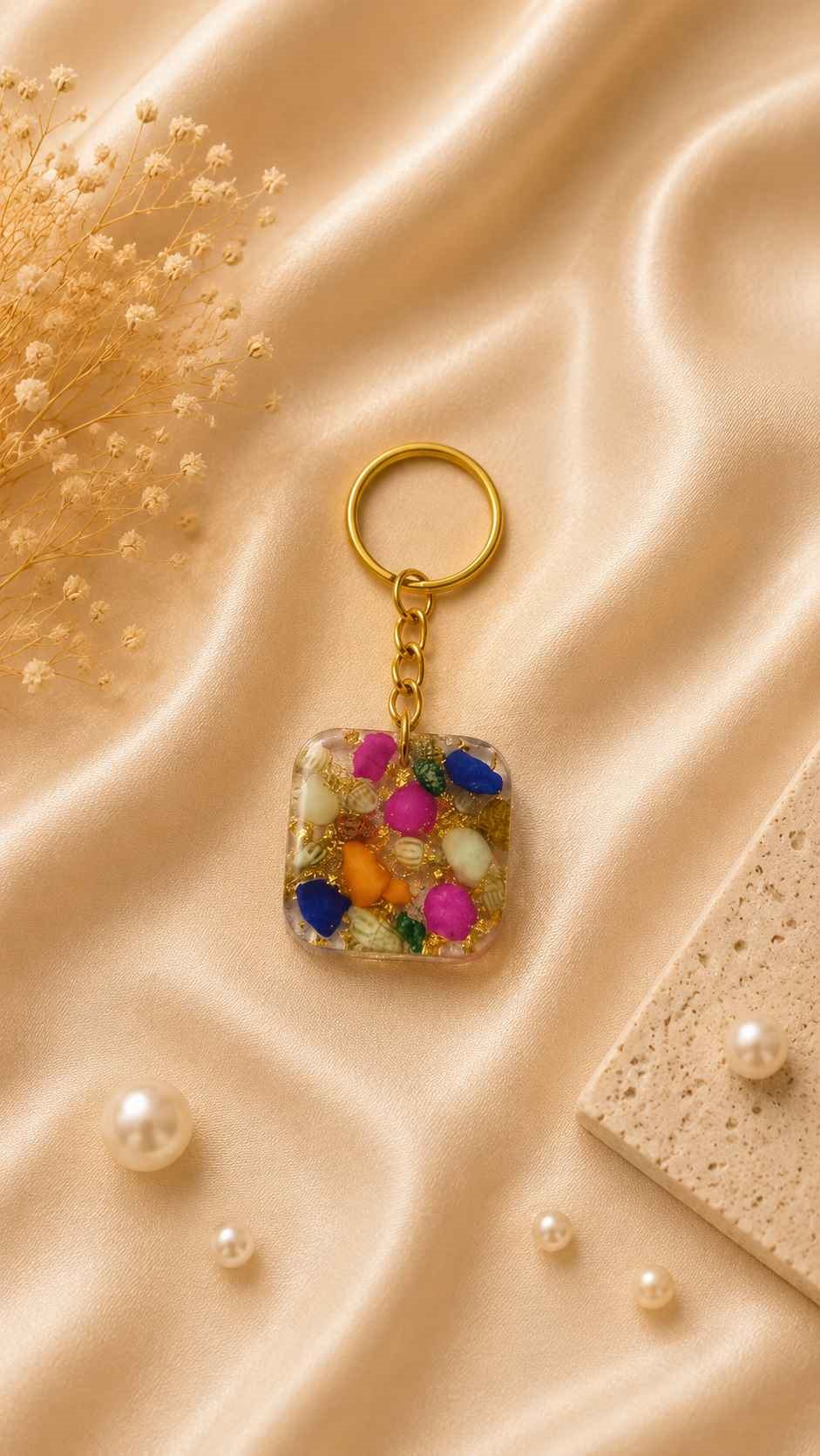 Resin Luxury Keychain @Rs. 149/-