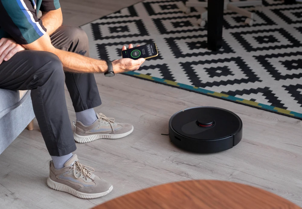 robot vacuum cleaner hardwood floor